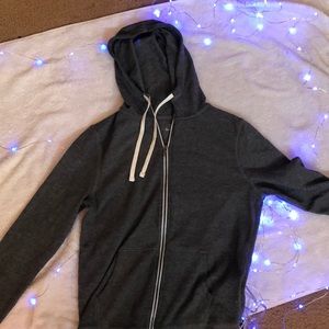 Grey Zip hoodie